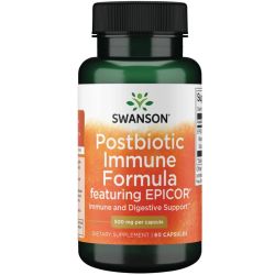 Swanson Postbiotic Immune Formula featuring EPICOR Capsules 60