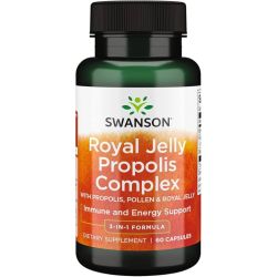 Swanson Royal Jelly Propolis Complex Capsules 60
