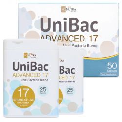 Sweet Cures UniBac Advanced 17 Probiotic Blend Caps 50