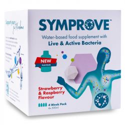 Symprove Live & Activated Bacteria Strawberry & Raspberry 4x500ml
