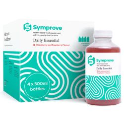 Symprove Live & Activated Bacteria Strawberry & Raspberry 4x500ml