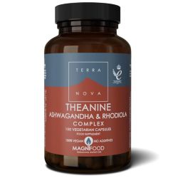 Terranova Theanine, Ashwagandha & Rhodiola Complex Capsules 100