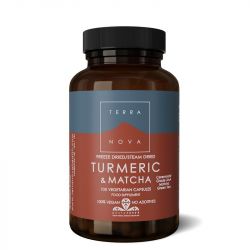 Terranova Turmeric & Matcha Green Tea Vegicaps 100