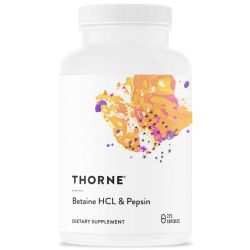 Thorne Betaine HCl/Pepsin Capsules 225