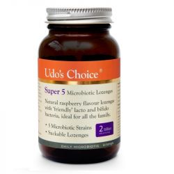 Udo's Choice Super 5 Microbiotics Lozenges
