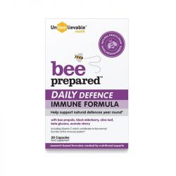 UnBEElievable Health Bee Prepared Daily Defence Immune Formula Capsules 30