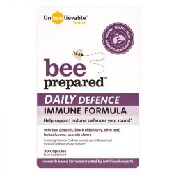 UnBEElievable Health Bee Prepared Daily Defence Immune Formula Capsules 30