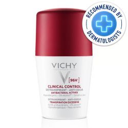 Vichy Clinical Control 96hr Protection Anti-Perspirant Roll On Deodorant 50ml recommended by dermatologists
