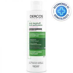 Vichy Dercos Anti-Dandruff Shampoo for Sensitive Scalp 200ml medical stamp