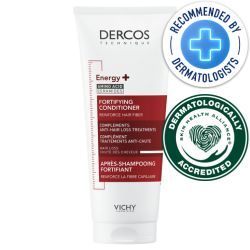 Vichy Dercos Energising Fortifying Conditioner 200ml recommended by dermatologists