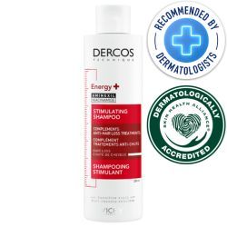 Vichy Dercos Energising Shampoo 200ml recommended by dermatologists