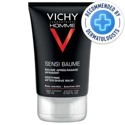 Vichy Homme Mens Soothing After-Shave Balm Sensitive Skin 75ml