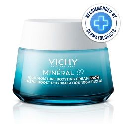Vichy Mineral 89 100HR Rich Hydrating Cream 50ml dermatologically tested