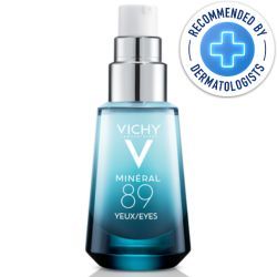 Vichy Mineral 89 Hyaluronic Acid Eye Fortifier 15ml recommended by dermatologists