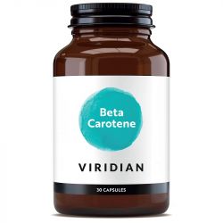 Viridian Beta carotene (Mixed carotenoid complex) 15mg Veg Caps 30