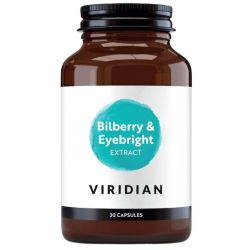 Viridian Bilberry with Eyebright Extract Veg Caps 30