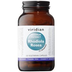 Viridian MAX POTENCY Rhodiola Rosea Root Extract Veg Caps 150