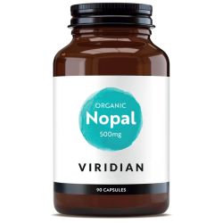 Viridian Nopal 500mg Veg Caps Organic (cactus, Opuntia ficus-indica) 90