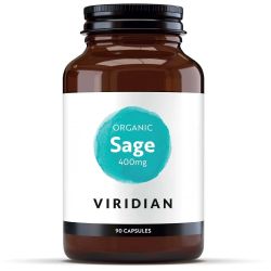 Viridian Organic Sage 400mg Capsules 90