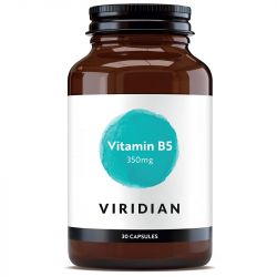 Viridian Vitamin B5 (Pantothenic Acid) 350mg  Veg Caps 30