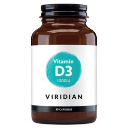 Viridian Vitamin D3 4000IU Veg Caps 30