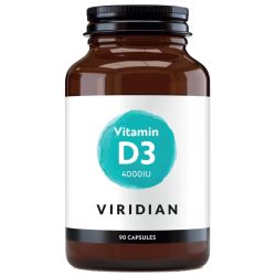 Viridian Vitamin D3 4000IU Veg Caps 90