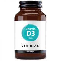 Viridian Vitamin D3 600iu Capsules 60