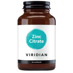 Viridian Zinc Citrate Capsules 30