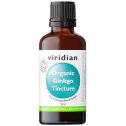 Viridian 100% Organic Ginkgo biloba Tincture 50ml