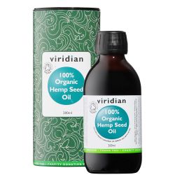 Viridian 100% Organic Hemp Seed Oil 200ml