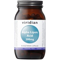 Viridian Alpha Lipoic Acid 200mg Veg Caps 90