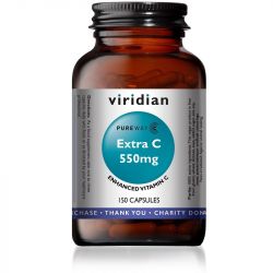 Viridian Extra C 550mg Veg Caps 150