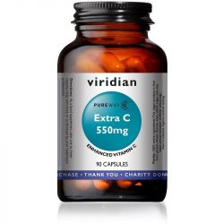 Viridian Extra C 550mg Veg Caps 90