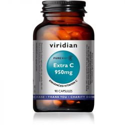 Viridian Extra C 950mg Veg Caps 90