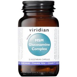 Viridian Glucosamine with MSM Veg Caps 30