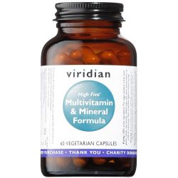 Viridian HIGH FIVE Multivitamin & Mineral Formula Veg Caps 60