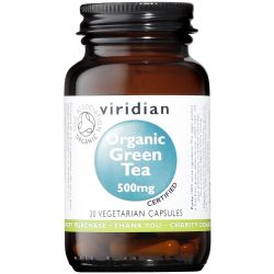 Viridian Organic Green Tea Leaf 500mg Veg Caps 30