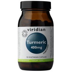Viridian Organic Turmeric 400mg Veg Caps 90