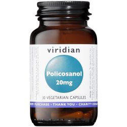 Viridian Policosanol 20mg Veg Caps 30
