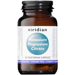 Viridian Potassium Magnesium Citrate Veg Caps 30