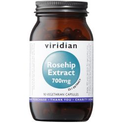 Viridian Rosehip Extract 700mg Veg Caps 90