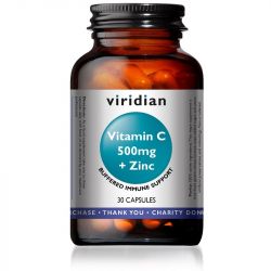 Viridian Vitamin C & Zinc Capsules 30