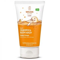 Weleda Kids 2 in 1 Happy Orange Shampoo and Body Wash 150ml