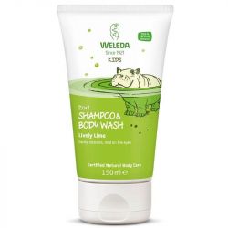 Weleda Kids 2 in 1 Lively Lime Shampoo and Body Wash 150ml