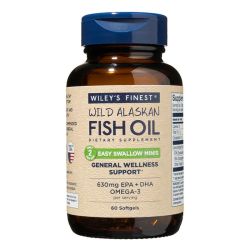Wiley's Finest Easy Swallow Minis 630mg EPA & DHA Capsules 60