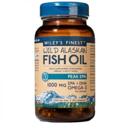 Wiley's Finest Peak EPA 1000mg EPA & DHA Caps 60