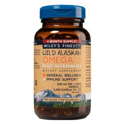 Wiley's Finest Wild Alaskan Omega-3 Softgels 120