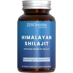 ZeroHarm Liposomal Himalayan Shilajit 400mg Capsules 60