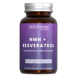 ZeroHarm Liposomal NMN 250mg + Resveratrol Capsules 60