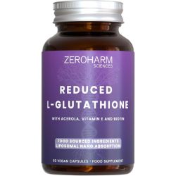 ZeroHarm Liposomal Reduced L-Glutathione 250mg Capsules 60